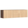 Engineered wood corner furniture, brown oak, 160x40x45 cm by , Closets and storage - Ref: Foro24-3307825, Price: 116,32 €, Di...