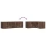 Engineered wood corner furniture, brown oak, 160x40x45 cm by , Closets and storage - Ref: Foro24-3307825, Price: 114,89 €, Di...