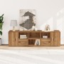 Engineered oak wood corner furniture, Artisian style, 160x40x45 cm by , Closets and storage - Ref: Foro24-3307827, Price: 116...