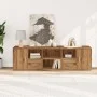 Engineered oak wood corner furniture, Artisian style, 160x40x45 cm by , Closets and storage - Ref: Foro24-3307827, Price: 112...