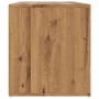 Engineered oak wood corner furniture, Artisian style, 160x40x45 cm by , Closets and storage - Ref: Foro24-3307827, Price: 116...