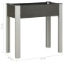 Mesa de cultivo para jardín WPC gris 75x40x75 cm de vidaXL, Maceteros y jardineras - Ref: Foro24-149010, Precio: 62,84 €, Des...