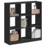 Engineered wood black shelf 102x32x108 cm by , Bookcases and shelves - Ref: Foro24-3307838, Price: 93,50 €, Discount: %