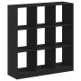 Engineered wood black shelf 102x32x108 cm by , Bookcases and shelves - Ref: Foro24-3307838, Price: 93,50 €, Discount: %