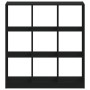 Engineered wood black shelf 102x32x108 cm by , Bookcases and shelves - Ref: Foro24-3307838, Price: 93,50 €, Discount: %