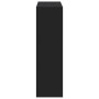 Engineered wood black shelf 102x32x108 cm by , Bookcases and shelves - Ref: Foro24-3307838, Price: 93,50 €, Discount: %