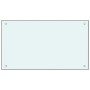 Kitchen splashbacks 2 units white tempered glass 70x60 cm by , Kitchen tools and utensils - Ref: Foro24-3315785, Price: 82,13...