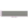 Balcony awning in anthracite gray and white HDPE 120x600 cm by vidaXL, Umbrellas - Ref: Foro24-310859, Price: 19,78 €, Discou...