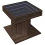 Center table and LED engineered wood in brown oak, 50x50x45 cm by , Coffee table - Ref: Foro24-847566, Price: 93,86 €, Discou...