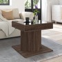 Center table and LED engineered wood in brown oak, 50x50x45 cm by , Coffee table - Ref: Foro24-847566, Price: 95,36 €, Discou...