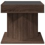 Center table and LED engineered wood in brown oak, 50x50x45 cm by , Coffee table - Ref: Foro24-847566, Price: 95,36 €, Discou...