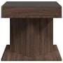 Center table and LED engineered wood in brown oak, 50x50x45 cm by , Coffee table - Ref: Foro24-847566, Price: 93,86 €, Discou...