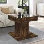 Center table and LED smoked oak engineered wood 50x50x45cm by , Coffee table - Ref: Foro24-847564, Price: 90,83 €, Discount: %
