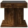 Center table and LED smoked oak engineered wood 50x50x45cm by , Coffee table - Ref: Foro24-847564, Price: 90,83 €, Discount: %