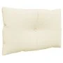 Cushions for pallet sofa, 2 units, cream fabric. by , Cushions for chairs and sofas - Ref: Foro24-360836, Price: 32,54 €, Dis...