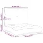 Kissen für Palettensofa, 2 Stück, cremefarbener Stoff. von , Kissen für Stühle und Sofas - Ref: Foro24-360836, Preis: 32,54 €...