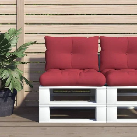 Cushions for pallets, 2 units, red wine fabric by , Cushions for chairs and sofas - Ref: Foro24-360843, Price: 24,59 €, Disco...