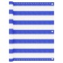 HDPE Balkonmarkise blau und weiß 75x500 cm von vidaXL, Sonnenschirme - Ref: Foro24-310886, Preis: 16,72 €, Rabatt: %