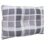 Cushions for pallets, 2 units, gray checkered fabric. by , Cushions for chairs and sofas - Ref: Foro24-360848, Price: 40,80 €...