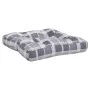 Cushions for pallets, 2 units, gray checkered fabric. by , Cushions for chairs and sofas - Ref: Foro24-360848, Price: 28,44 €...