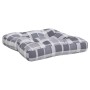 Palettenkissen, 2 Stück, grau kariertes Stoff von , Kissen für Stühle und Sofas - Ref: Foro24-360848, Preis: 40,80 €, Rabatt: %