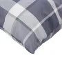 Cushions for pallets, 2 units, gray checkered fabric. by , Cushions for chairs and sofas - Ref: Foro24-360848, Price: 28,44 €...