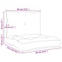 Cushions for pallets, 2 units, gray checkered fabric. by , Cushions for chairs and sofas - Ref: Foro24-360848, Price: 40,80 €...
