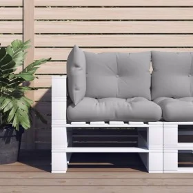 Cushions for pallets, 3 units, gray fabric by , Cushions for chairs and sofas - Ref: Foro24-360857, Price: 43,15 €, Discount: %