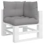 Cushions for pallets, 3 units, gray fabric by , Cushions for chairs and sofas - Ref: Foro24-360857, Price: 43,15 €, Discount: %