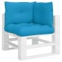 Cushions for pallet sofa, 3 units, blue fabric. by , Cushions for chairs and sofas - Ref: Foro24-360860, Price: 40,21 €, Disc...
