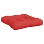 Cushions for pallets, 3 units, red fabric. by , Cushions for chairs and sofas - Ref: Foro24-360862, Price: 40,26 €, Discount: %