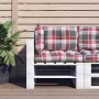 Cushions for pallets, 3 units, red checkered fabric. by , Cushions for chairs and sofas - Ref: Foro24-360869, Price: 41,55 €,...
