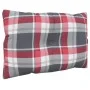 Cushions for pallets, 3 units, red checkered fabric. by , Cushions for chairs and sofas - Ref: Foro24-360869, Price: 41,55 €,...