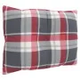 Cushions for pallets, 3 units, red checkered fabric. by , Cushions for chairs and sofas - Ref: Foro24-360869, Price: 41,55 €,...
