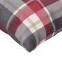 Cushions for pallets, 3 units, red checkered fabric. by , Cushions for chairs and sofas - Ref: Foro24-360869, Price: 41,55 €,...