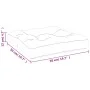 Cushion for pallet sofa in blue fabric 50x50x12 cm by , Cushions for chairs and sofas - Ref: Foro24-360429, Price: 21,78 €, D...