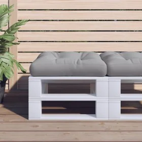 Cushion for pallet sofa, gray fabric, 60x60x12 cm by , Cushions for chairs and sofas - Ref: Foro24-360448, Price: 25,34 €, Di...