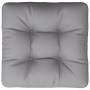 Cojín para sofá de palets tela gris 60x60x12 cm de , Cojines para sillas y sofás - Ref: Foro24-360448, Precio: 27,58 €, Descu...