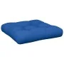 Cushion for pallet sofa in blue fabric 60x60x12 cm by , Cushions for chairs and sofas - Ref: Foro24-360457, Price: 26,35 €, D...