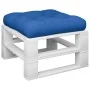 Cushion for pallet sofa in blue fabric 60x60x12 cm by , Cushions for chairs and sofas - Ref: Foro24-360457, Price: 26,35 €, D...