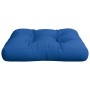Cushion for pallet sofa in blue fabric 60x60x12 cm by , Cushions for chairs and sofas - Ref: Foro24-360457, Price: 28,17 €, D...
