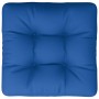 Cushion for pallet sofa in blue fabric 60x60x12 cm by , Cushions for chairs and sofas - Ref: Foro24-360457, Price: 28,17 €, D...