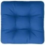 Cushion for pallet sofa in blue fabric 60x60x12 cm by , Cushions for chairs and sofas - Ref: Foro24-360457, Price: 26,35 €, D...