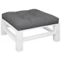 Cojín para sofá de palets de tela antracita 70x70x12 cm de , Cojines para sillas y sofás - Ref: Foro24-360469, Precio: 46,97 ...