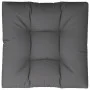 Kissen für Palettensofa aus anthrazitfarbenem Stoff 70x70x12 cm von , Kissen für Stühle und Sofas - Ref: Foro24-360469, Preis...