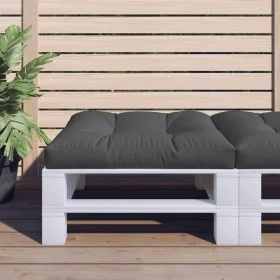 Cushion for black fabric pallet sofa 70x70x12 cm by , Cushions for chairs and sofas - Ref: Foro24-360476, Price: 46,43 €, Dis...