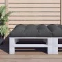 Kissen für Palettensofa aus schwarzem Stoff 70x70x12 cm von , Kissen für Stühle und Sofas - Ref: Foro24-360476, Preis: 46,43 ...