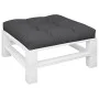 Cushion for black fabric pallet sofa 70x70x12 cm by , Cushions for chairs and sofas - Ref: Foro24-360476, Price: 46,43 €, Dis...