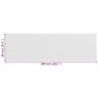 White HDPE balcony awning 90x300 cm by vidaXL, Umbrellas - Ref: Foro24-310864, Price: 19,52 €, Discount: %