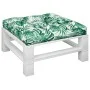 Leaf patterned cushion for pallet sofa 70x70x12 cm by , Cushions for chairs and sofas - Ref: Foro24-360481, Price: 31,01 €, D...